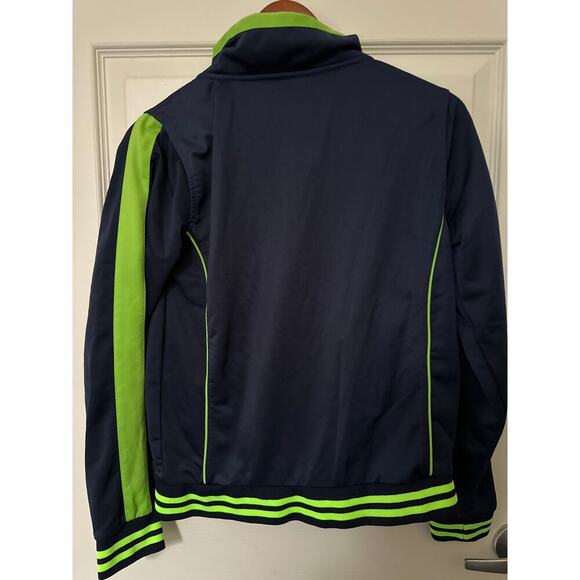 Women’s Seattle Seahawks Full Zip Hoodie Blue/Green Size L - Picture 3 of 3